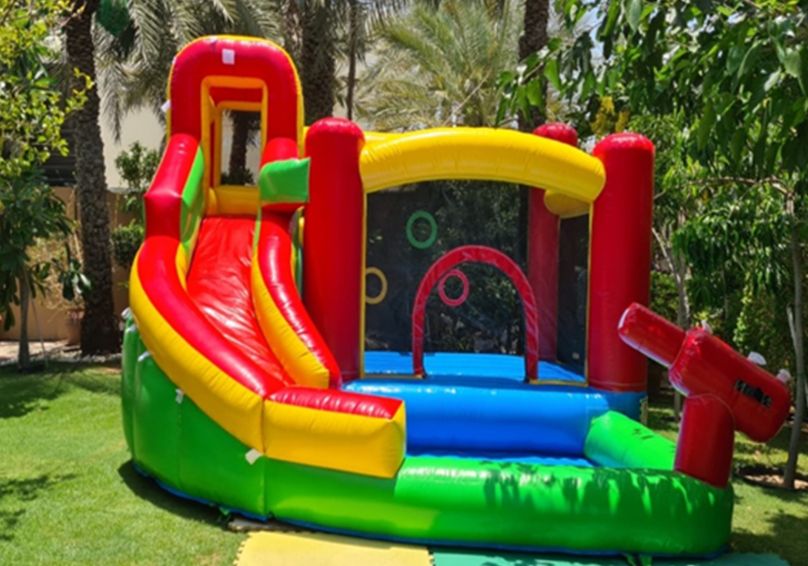 Double Slide Castle Bouncy & 2 Slides