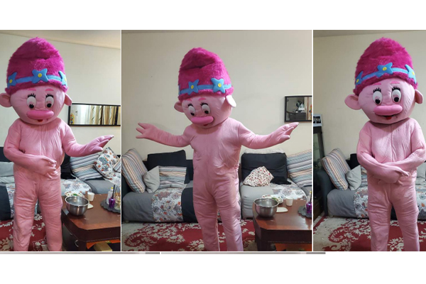 Trolls Pink, Trolls Gray, Baby Boss, Monkey - lion