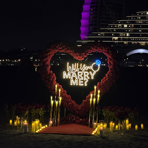 Golden Hour Proposals in Dubai