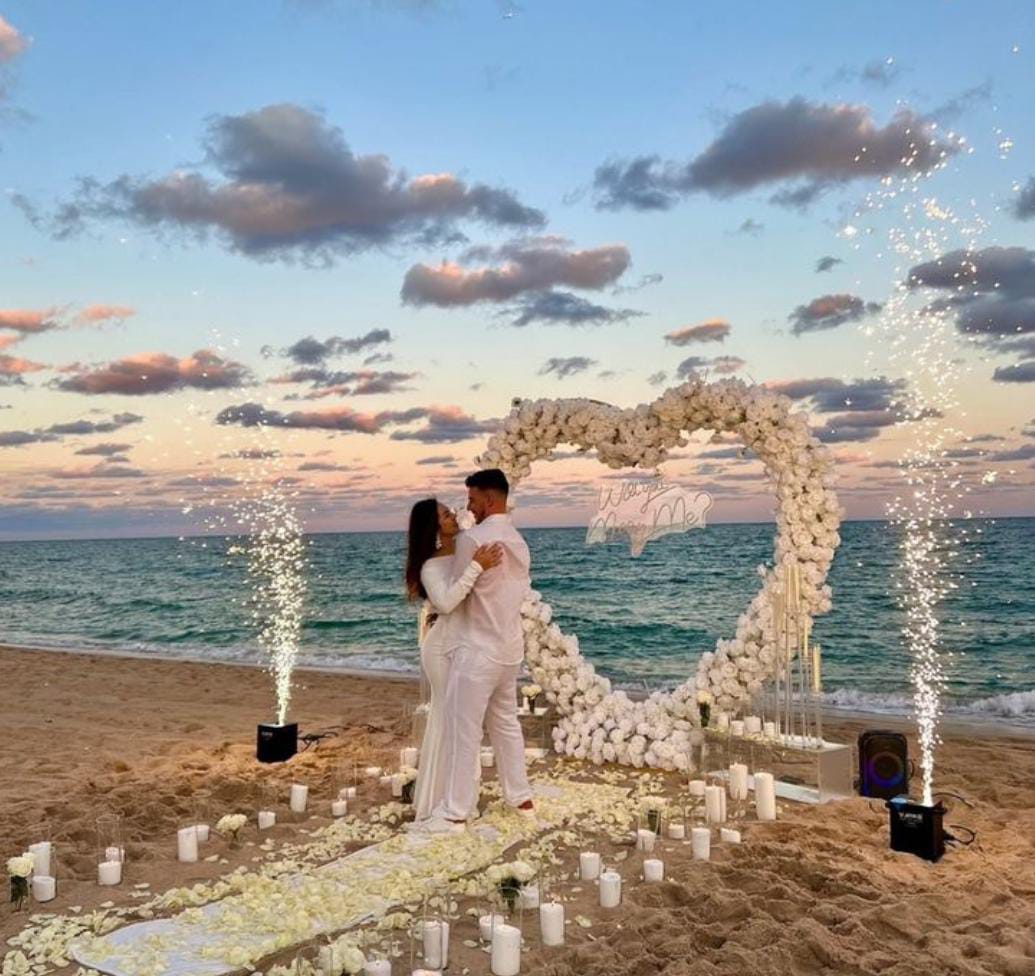 perfect moment proposal decoration