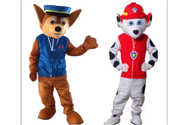 Paw Patrol Red, Blue, Brown, White